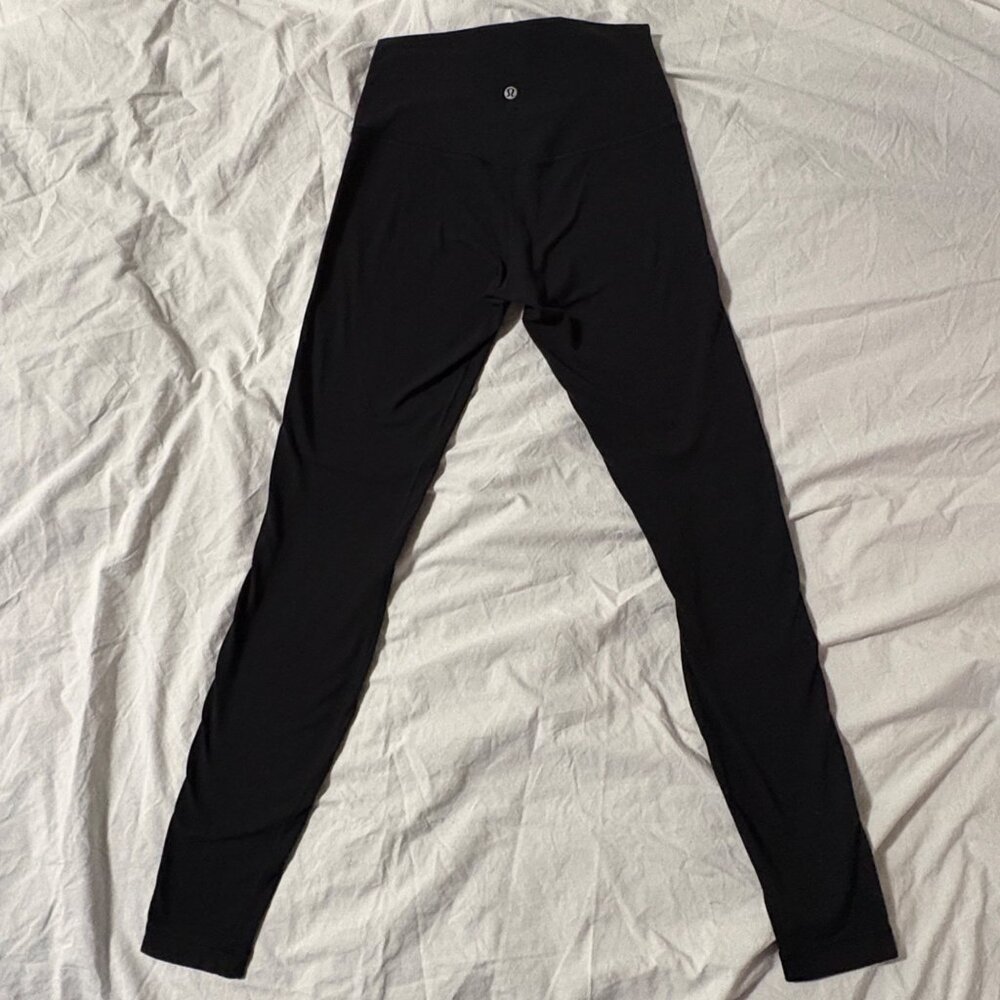 Lululemon Align Pant Full Length 28" Black High-Rise Nulu Yoga Leggings 6 - Picture 7 of 10